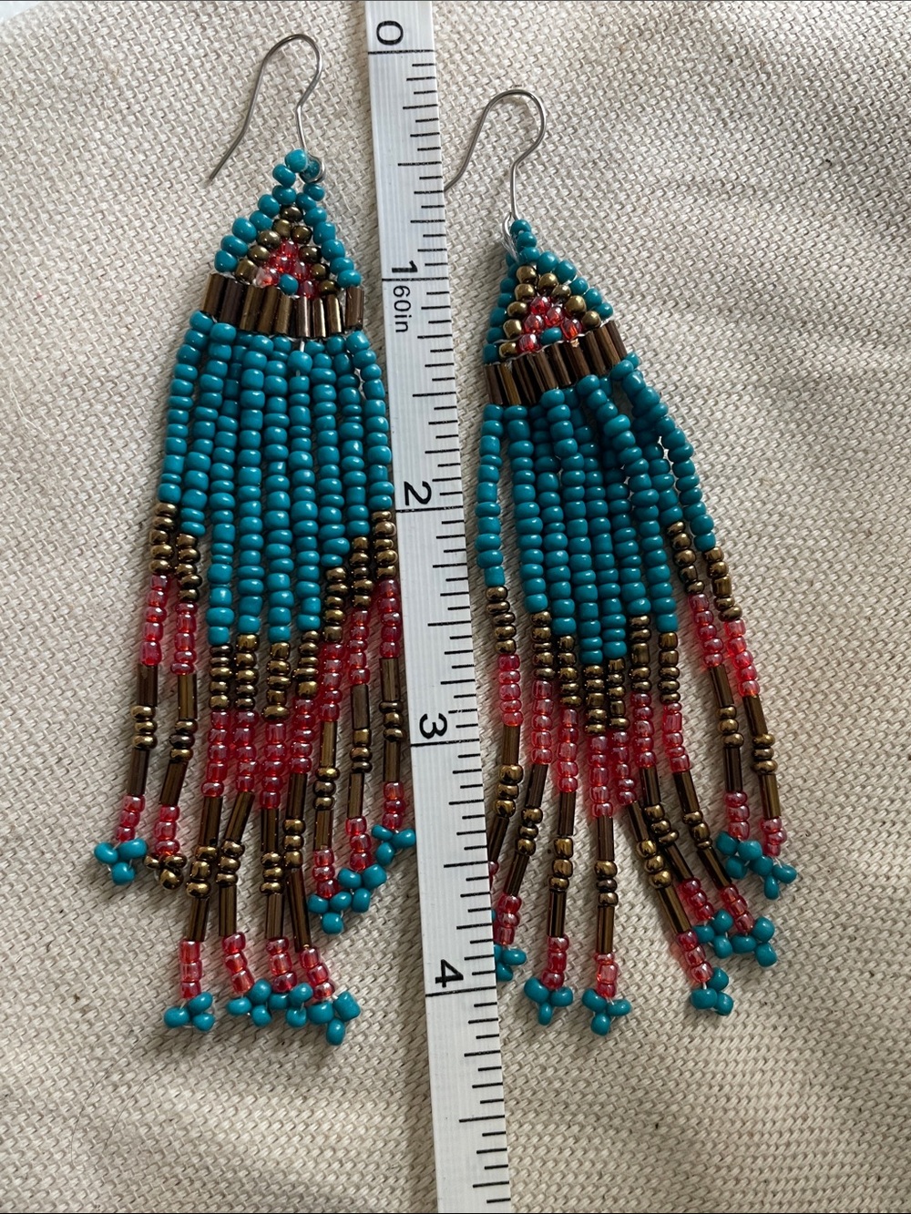 Large earrings - Picture 4 of 4